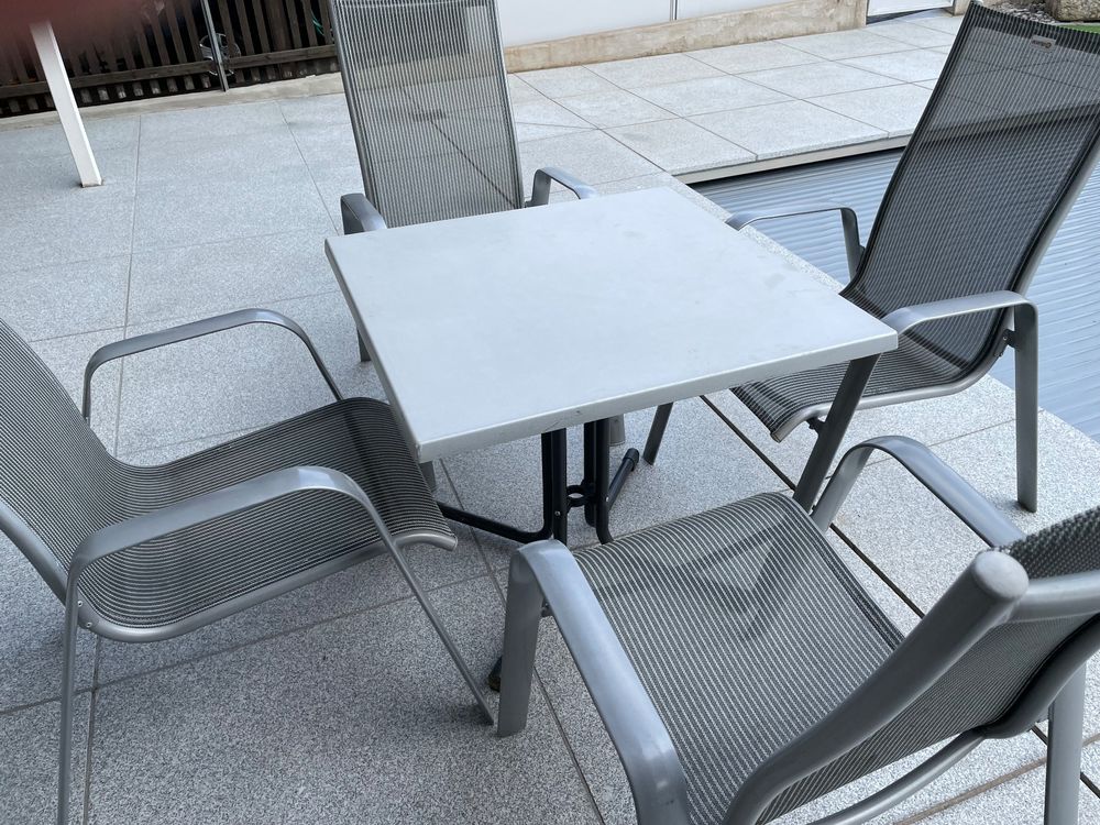 Garten Balkontisch mit 4 Stühlen Kaufen auf Ricardo