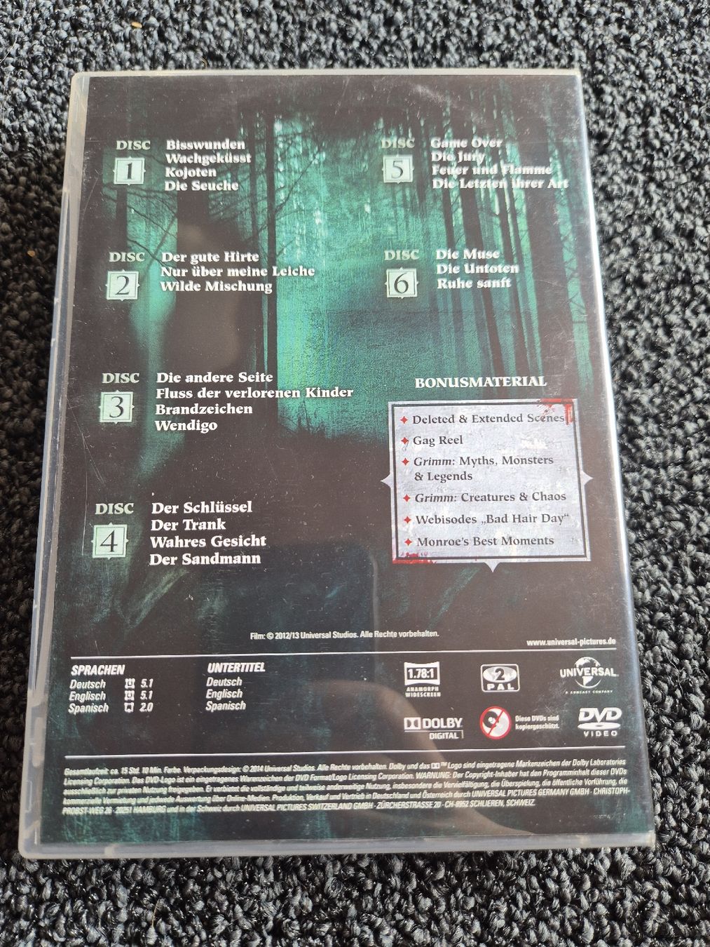 Alle DVDs: Grimm Staffel 2 – Gebraucht aus Ruswil von jan_bxl5 1