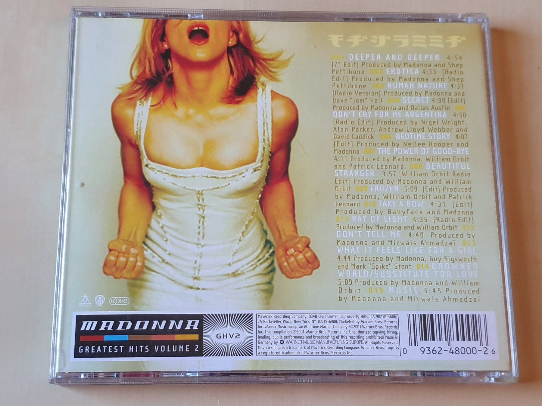 CD: Madonna Greatest Hits Volume 2 – Usato da Stansstad venduto da collectorsshop 1