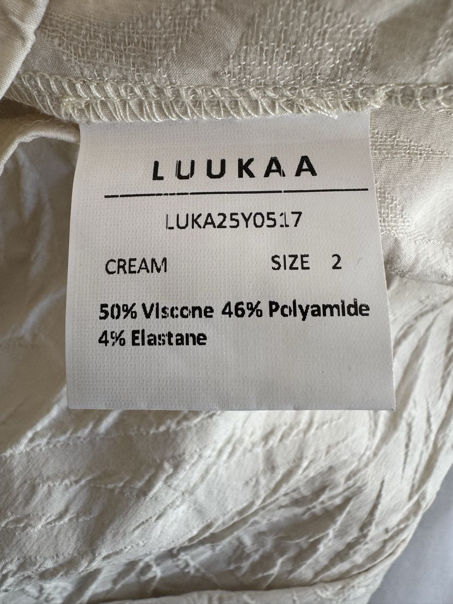 Luukaa Vestiti: Robe LUUKAA crème taille 40, viscose et polyamide – Nuovo e nell'imballaggio originale da Morges venduto da sandy069 4