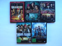 Pirates of the Caribbean (Johnny Depp) 1-5 DVD
