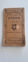Carte topographique canton Zurich 1916 J.Schlumpf rare!