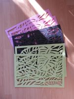 6 Sets de table Feutrine Tropical