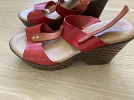 Sandales en cuir, 24 cm