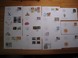 Schweiz FDC 2002 16 Stück