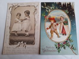 10 Kitsch "Prägekarten" Motive ab 1902