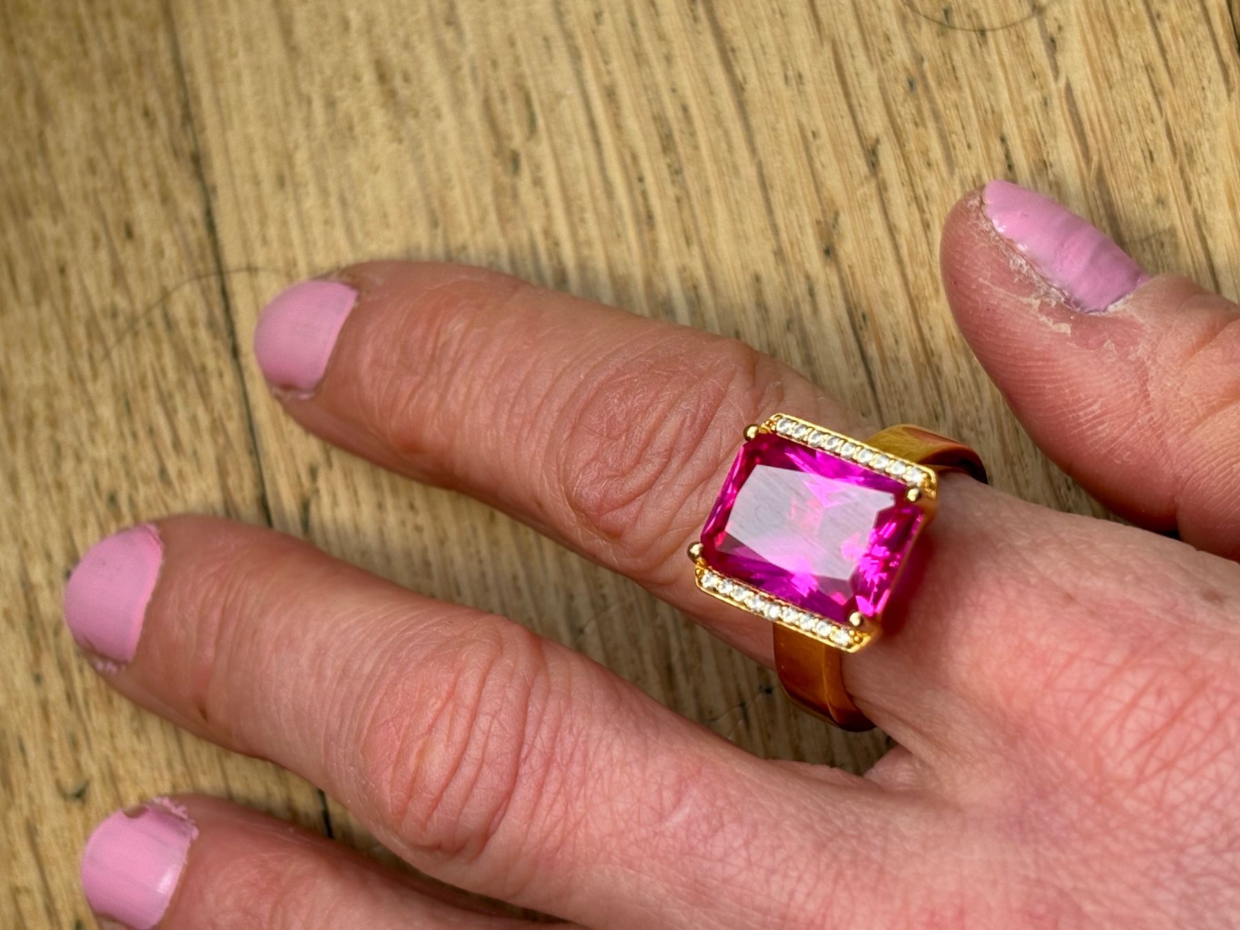 Anelli: Bague rose neuve de la marque Sif Jakob – Nuovo e nell'imballaggio originale da Peseux venduto da Huna12 3