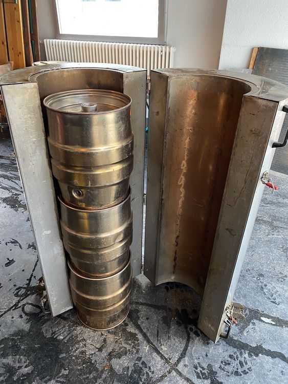 Heizmanschette mit 15 10LCoolKEGs für Brauerei Kaufen auf Ricardo