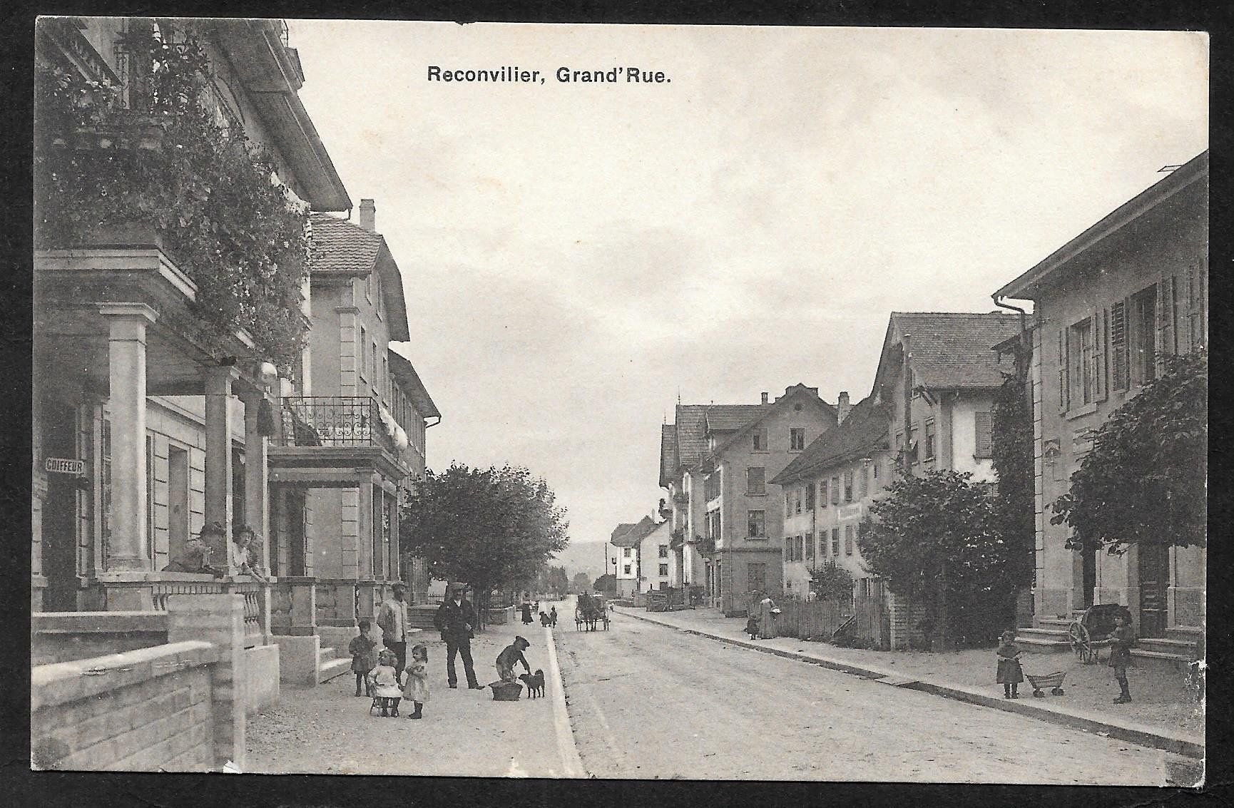 Cartoline postali: Reconvilier Grand Rue – Usato da Olten venduto da clotaldi