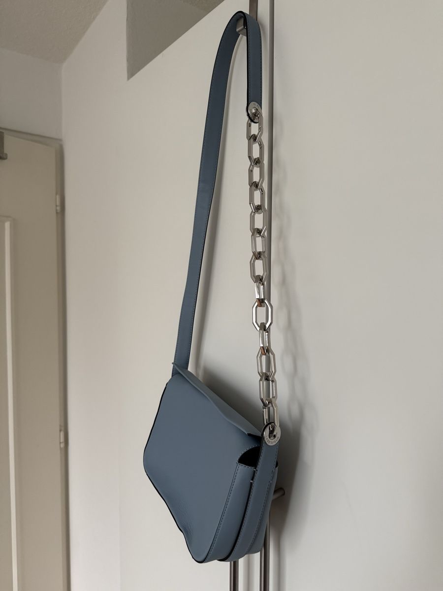 Karl Lagerfeld Borse da donna: Karl Lagerfeld Handtasche in hellblau mit Metall Elementen – Usato da Eglisau venduto da Nic1906 2