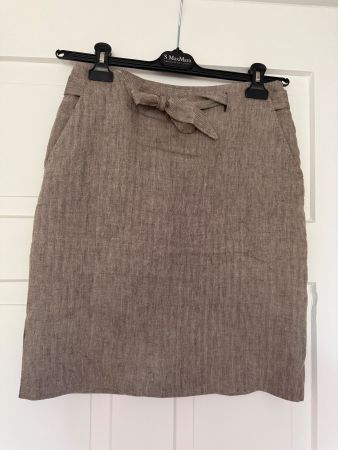 Max Mara Rock Gr. 36 Leinen-Mix Sommerrock