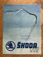SKODA 1200 Prospekt 1952 MOTOKOV Tschechoslowakei - brochure