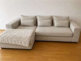 Sofa hellgrau