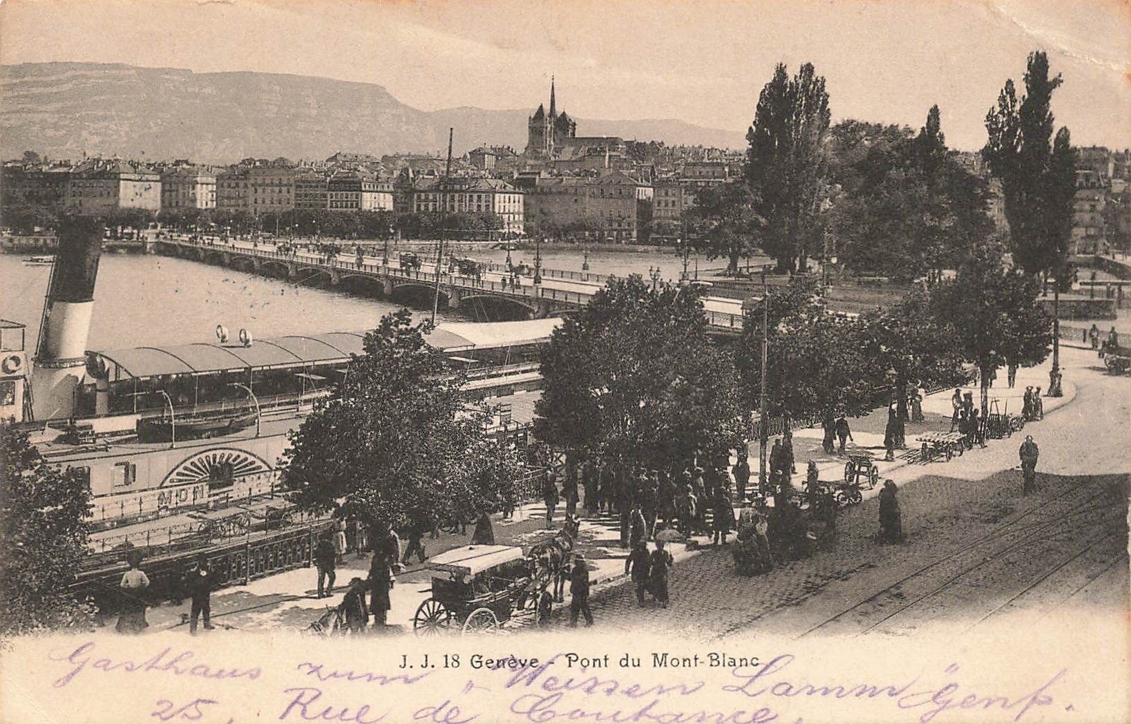 Cartoline postali: Geneve Schiff animierte – Usato da Biasca venduto da Blenio71