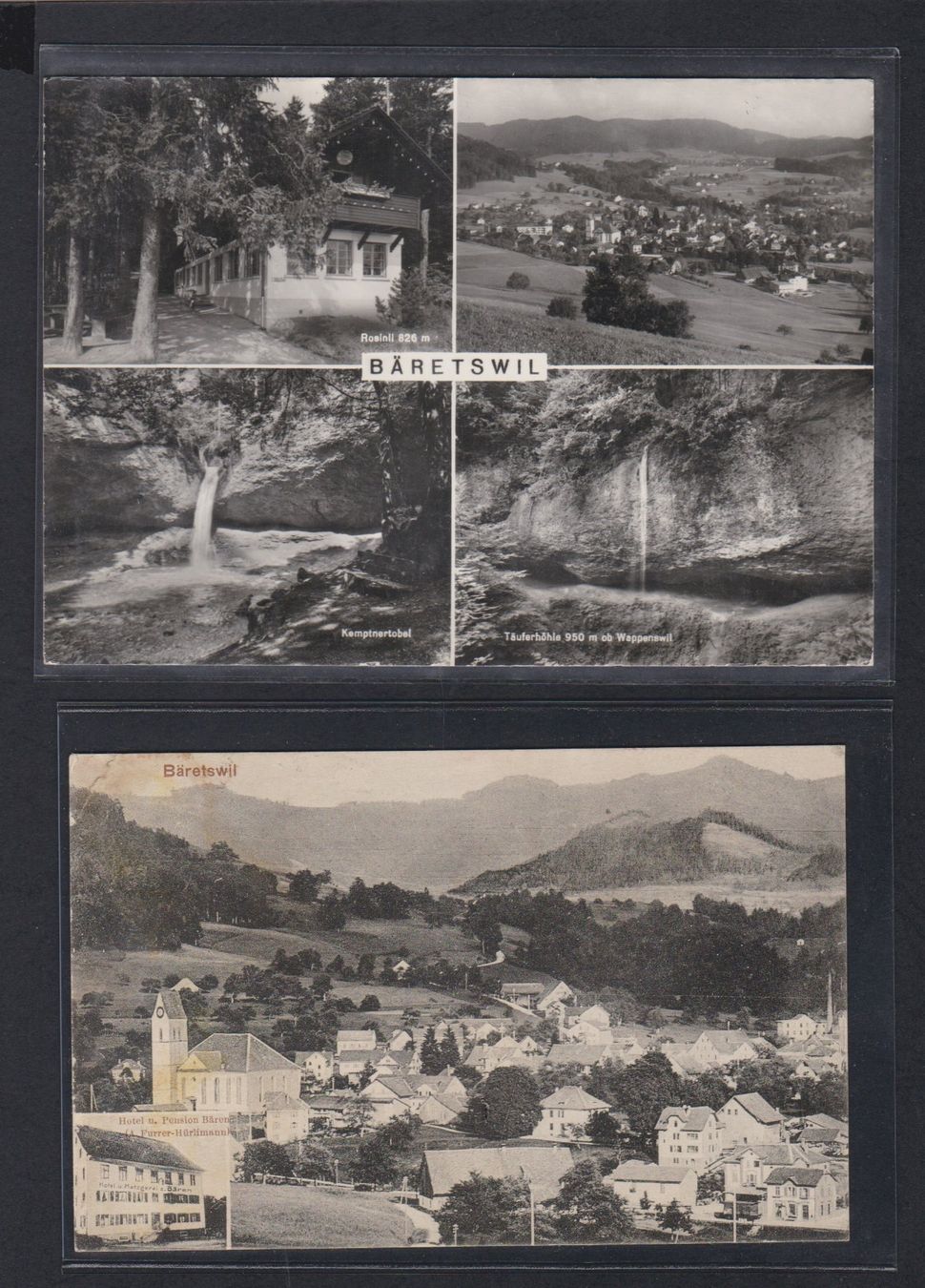 Cartoline postali: Bäretswil  ZH   -   3 alte Ansichtskarten – Usato da Vitznau venduto da Ropaku 2