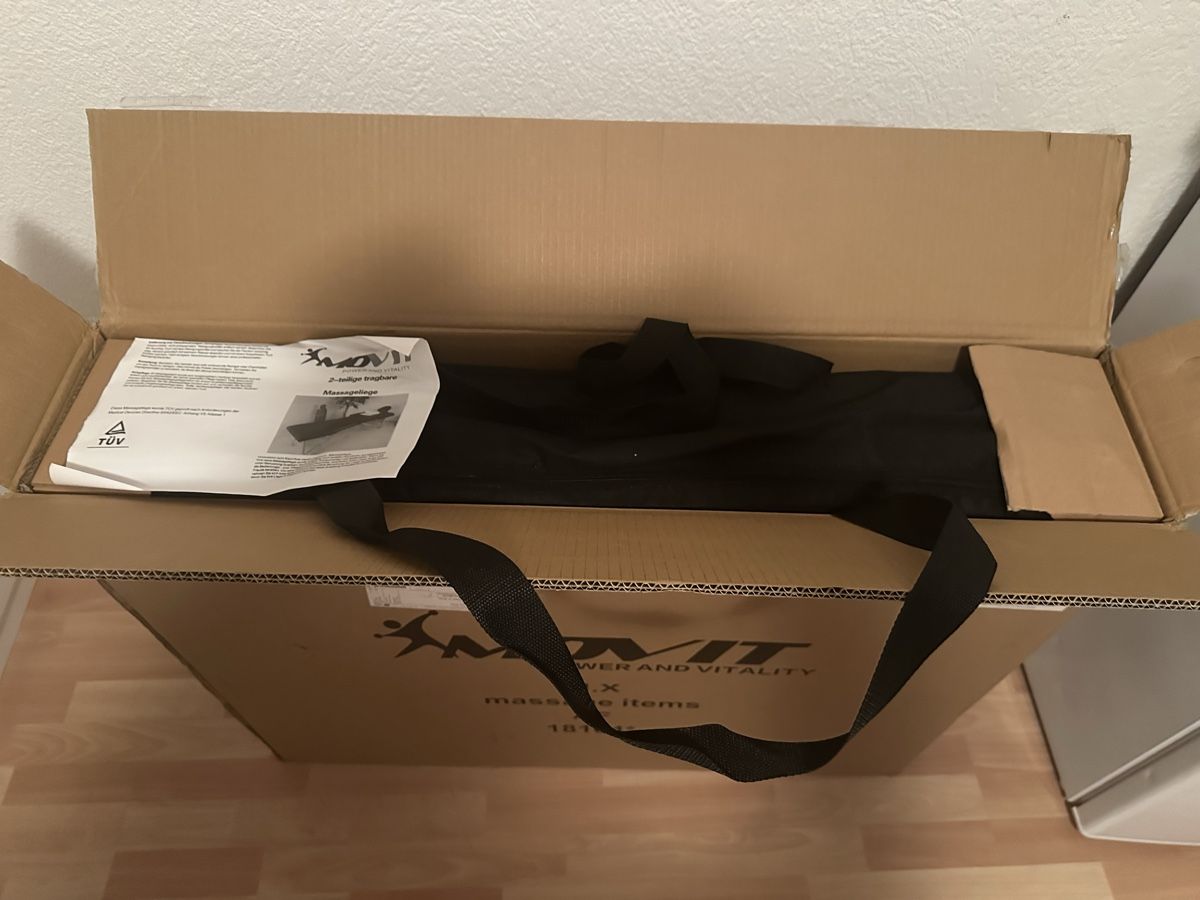 Dispositivi per massaggi: MOVIT POWER AND VITALITY MASSAGELIEGE. – Usato da Bützberg venduto da Chisco 1