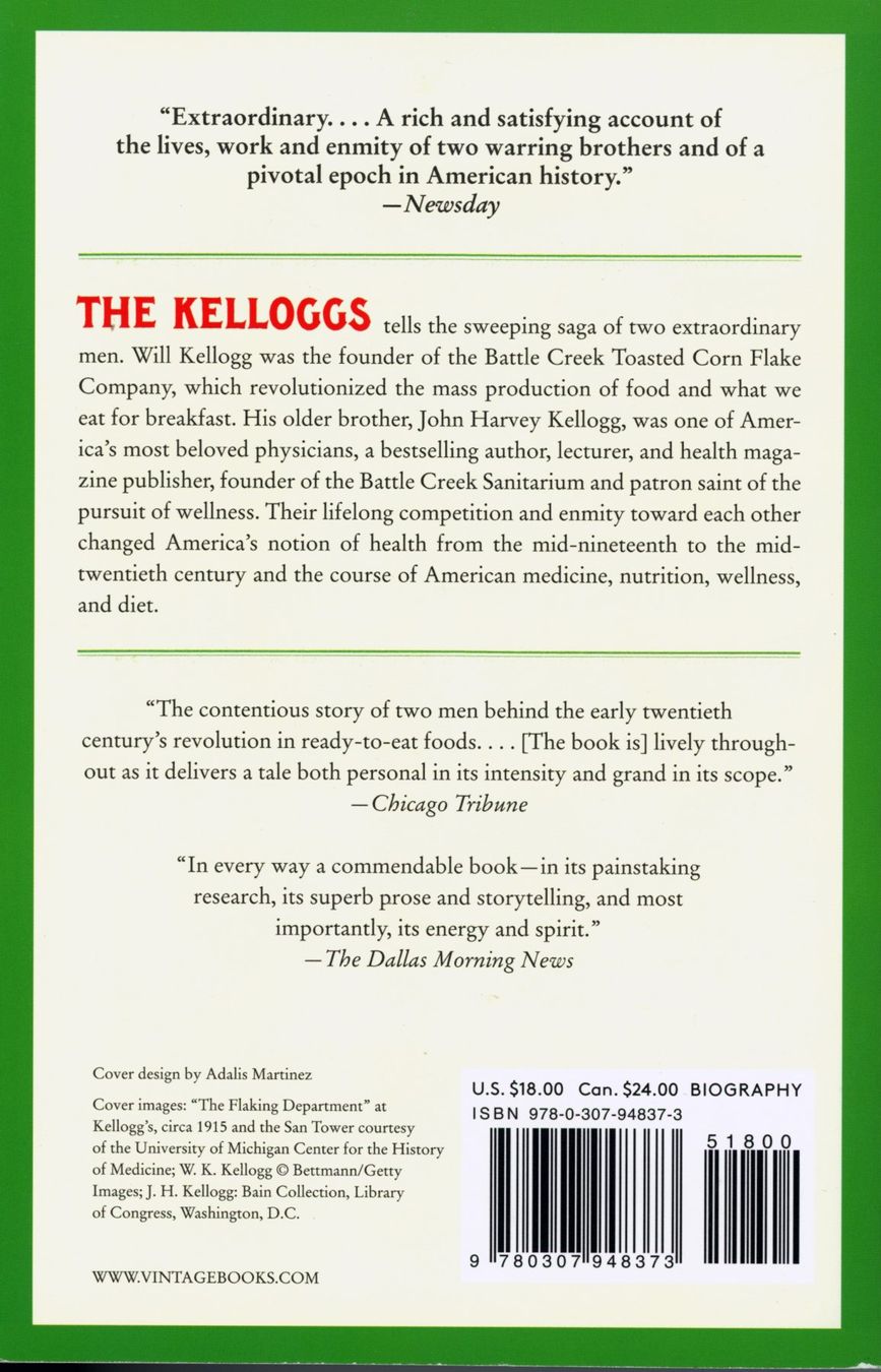 Libri: Howard Markel: The Kelloggs – Usato da Zollikofen venduto da Hci 1