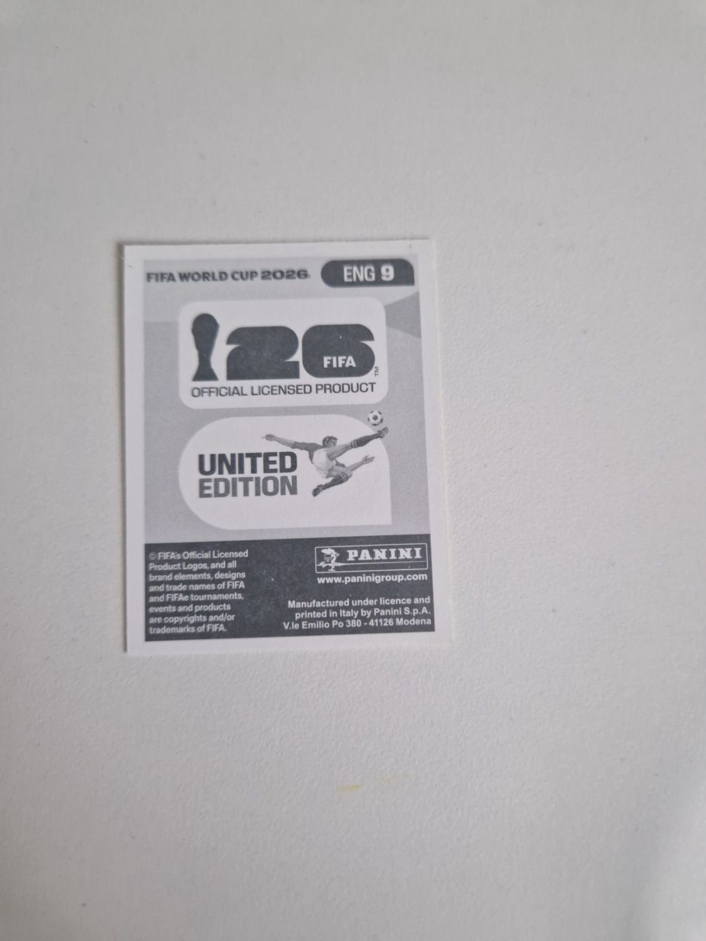 Panini Cartes à collectionner: Panini Sticker ENG9 – Neuf (Voir description) à Stüsslingen par white_angel86 1
