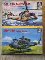 CH-146 Griffon und UH-1N Huey Helikopter