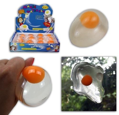 Sonstiges Spielzeug & Basteln: Ei Spiegelei Klatsch Ei klar - ca 7,5cm – Neu und originalverpackt aus Aesch BL von Elektronik_Laden