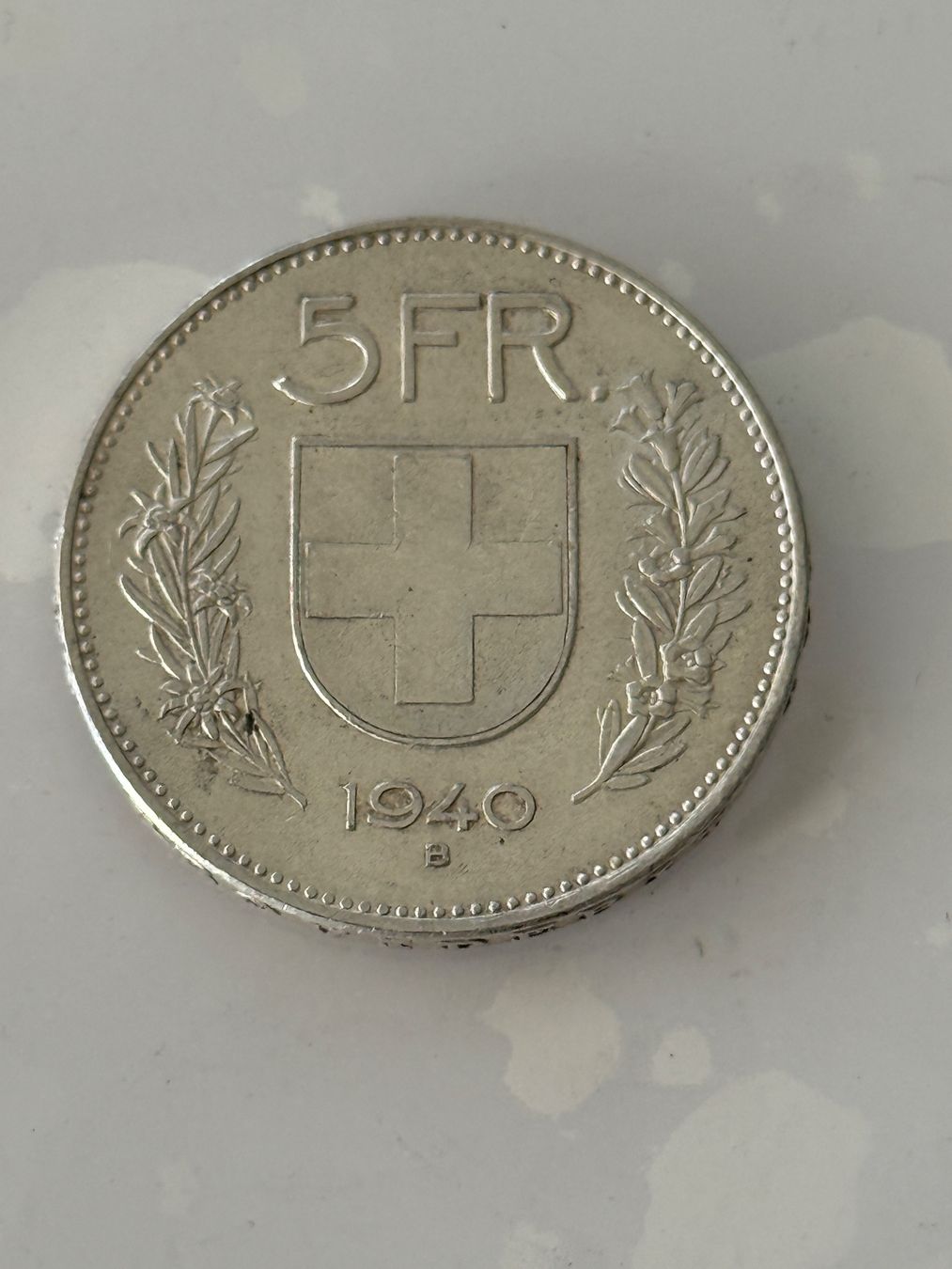 Tutti le monete: 5 Franken 1940  Rar – Usato da Wallisellen venduto da SWISS_SILVER1 1
