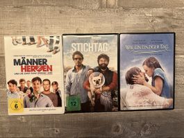 3 DVD Männer Herzen / Stichtag / Wie ein einziger Tag