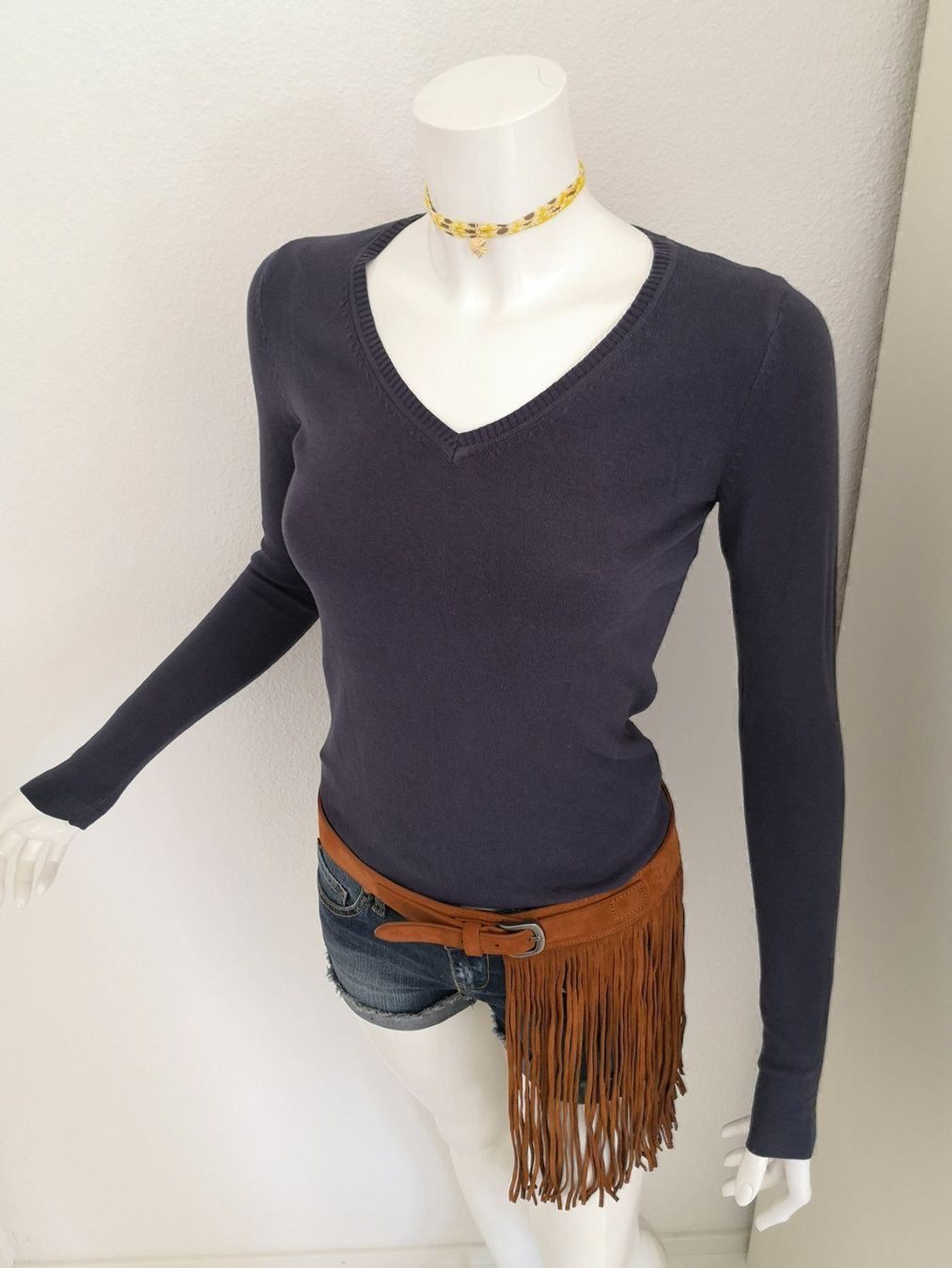 Mango Maglioni & Felpe: 🤩MANGO STRICK PULLOVER DUNKELBLAU V-SCHNITT NEU & D&G P. – Nuovo (secondo la descrizione) da Olten venduto da Naja-Twins-Twins 1