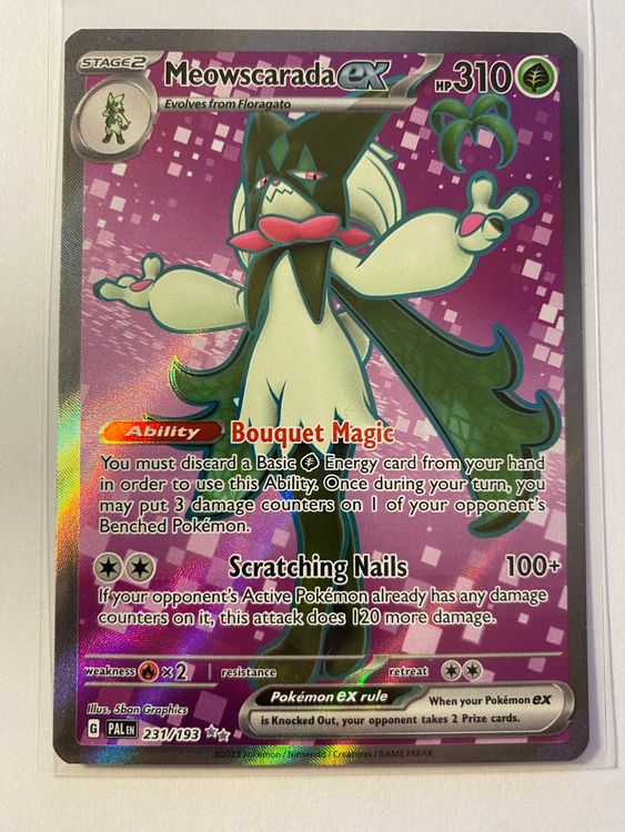 Pokemon Meowscarada EX 231/193 Paldea Evolved EN | Kaufen Auf Ricardo