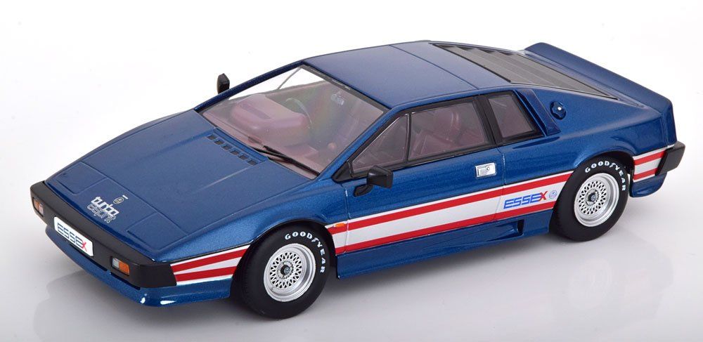 Lotus Esprit Turbo Essex 1981 Bleue - Miniature KK-Scale 1/18 - Neuve