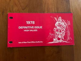 Isle of Man Post Souvenier 1978 Definitive Issue ** (R744)