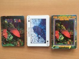 Patiencen Spielkartenset mit Rotem Meer-Sujets