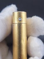 Cartier Feuerzeug Gold Plaque or G mit Diamant und Garantie!