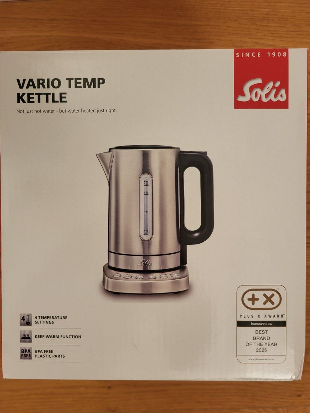 Solis Vario Temp Kettle Wasserkocher (Edelstahl) (D'occasion) à Baar ...