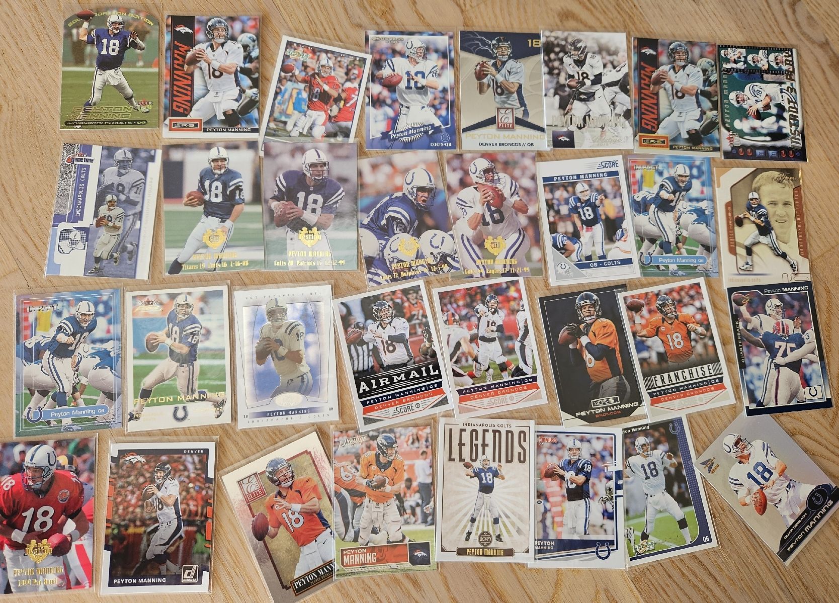 Carte collezionabili: Peyton Manning Sammlung / 89 Cards ab 1999 /Quarterback – Usato da Oberdorf BL venduto da BaldenEagle 5