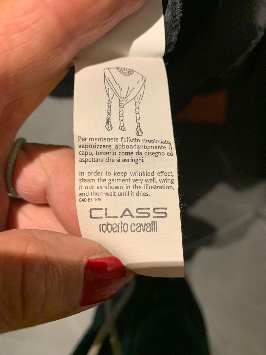 Roberto Cavalli Vestiti: Roberto Cavalli Class Abend Ball Kleid Seide IT44/46=DE38/40 – Usato da Engelburg venduto da mamalanima 6