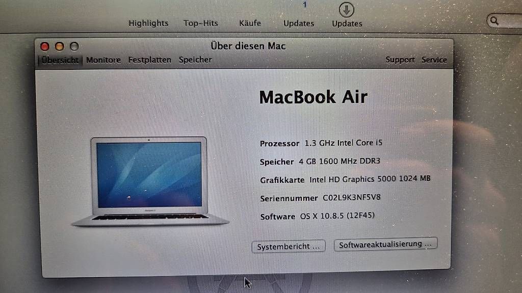 Apple Notebook: Macbook Air (2013) mit ChromeOS Flex – Usato da Lausen venduto da Mwuet 4