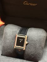 Cartier Tank Must Damenuhr Stahl, NEU! Ganzes Set!!!