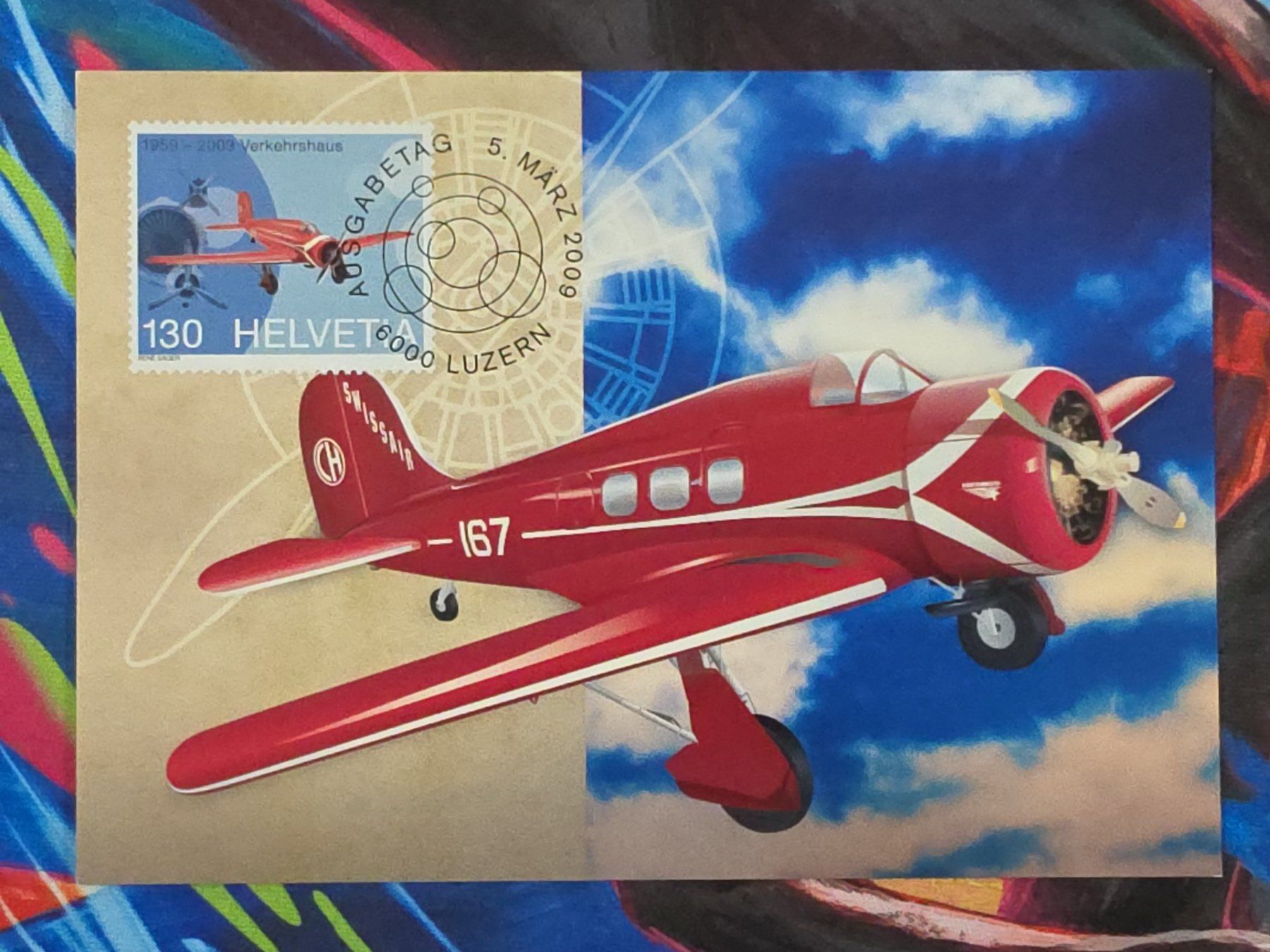 Cartoline postali: CL26 Carte Postale + Timbre Suisse 2009 – Usato da Cousset venduto da Patrick_Collections