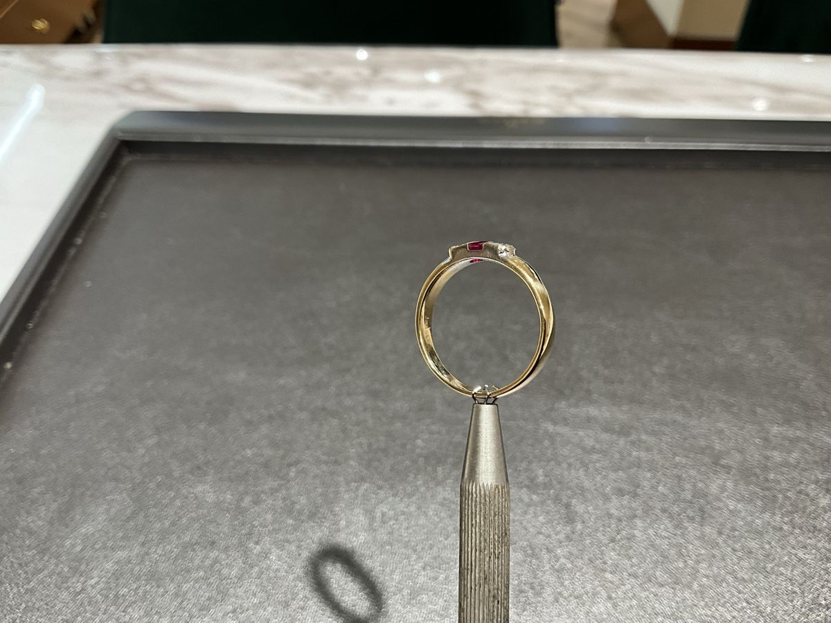 Anelli: Damenring 14k Gold Rubin – Usato da Schaffhausen venduto da glamour-shop 3