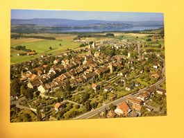 Avenches Vaud Vogelschau Gesamtansicht