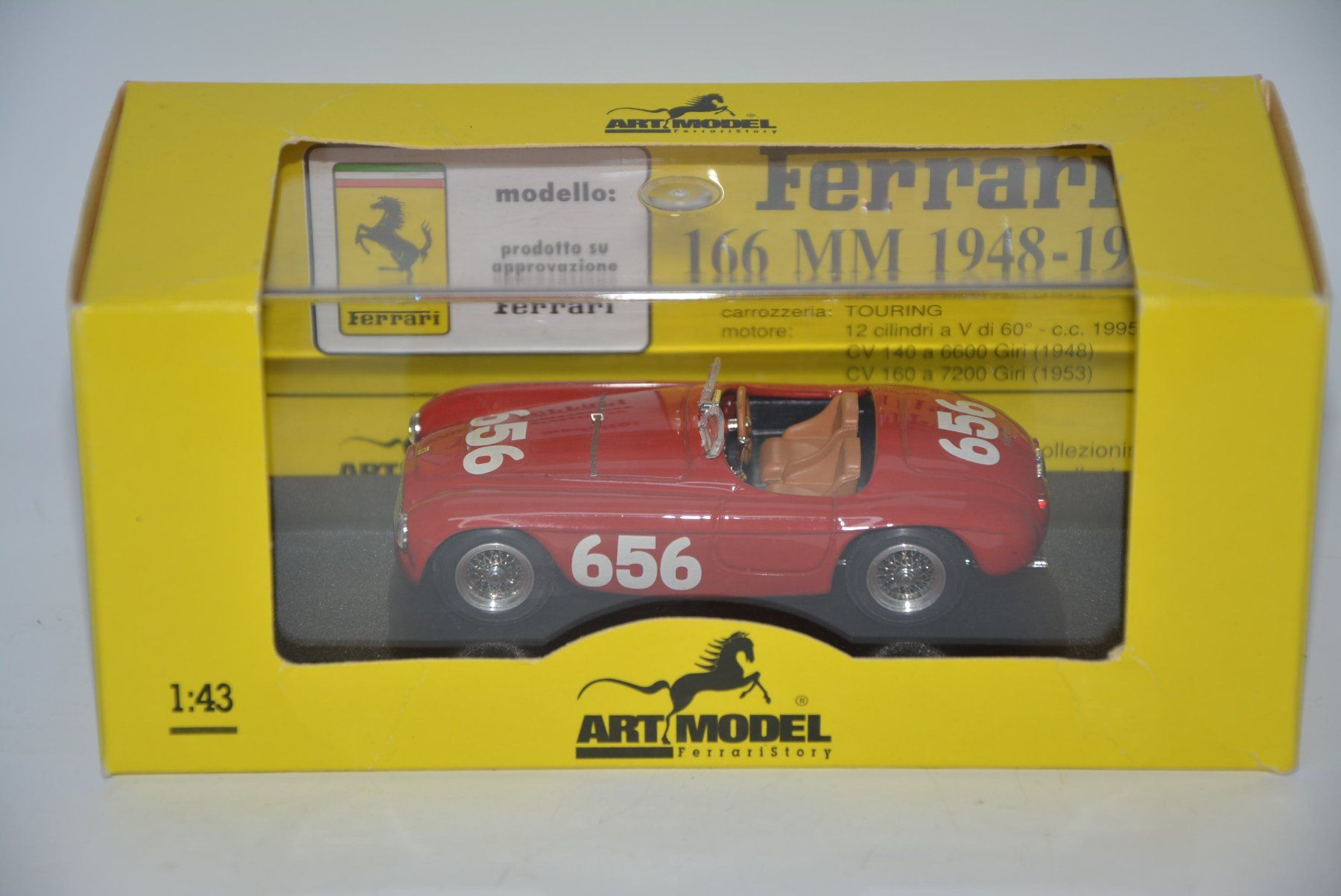 Ferrari 166 Mille Miglia1950 , Marzotto - Marini , 1:43 (Neu und ...