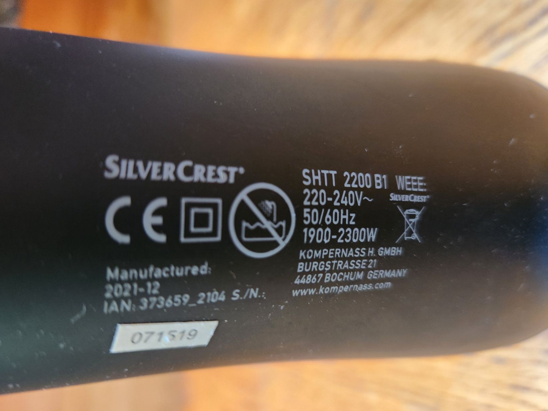 Sèche-cheveux: Haarföhn Silver Crest Shtt 2200W – D'occasion à Gstaad par Meiel2020 4