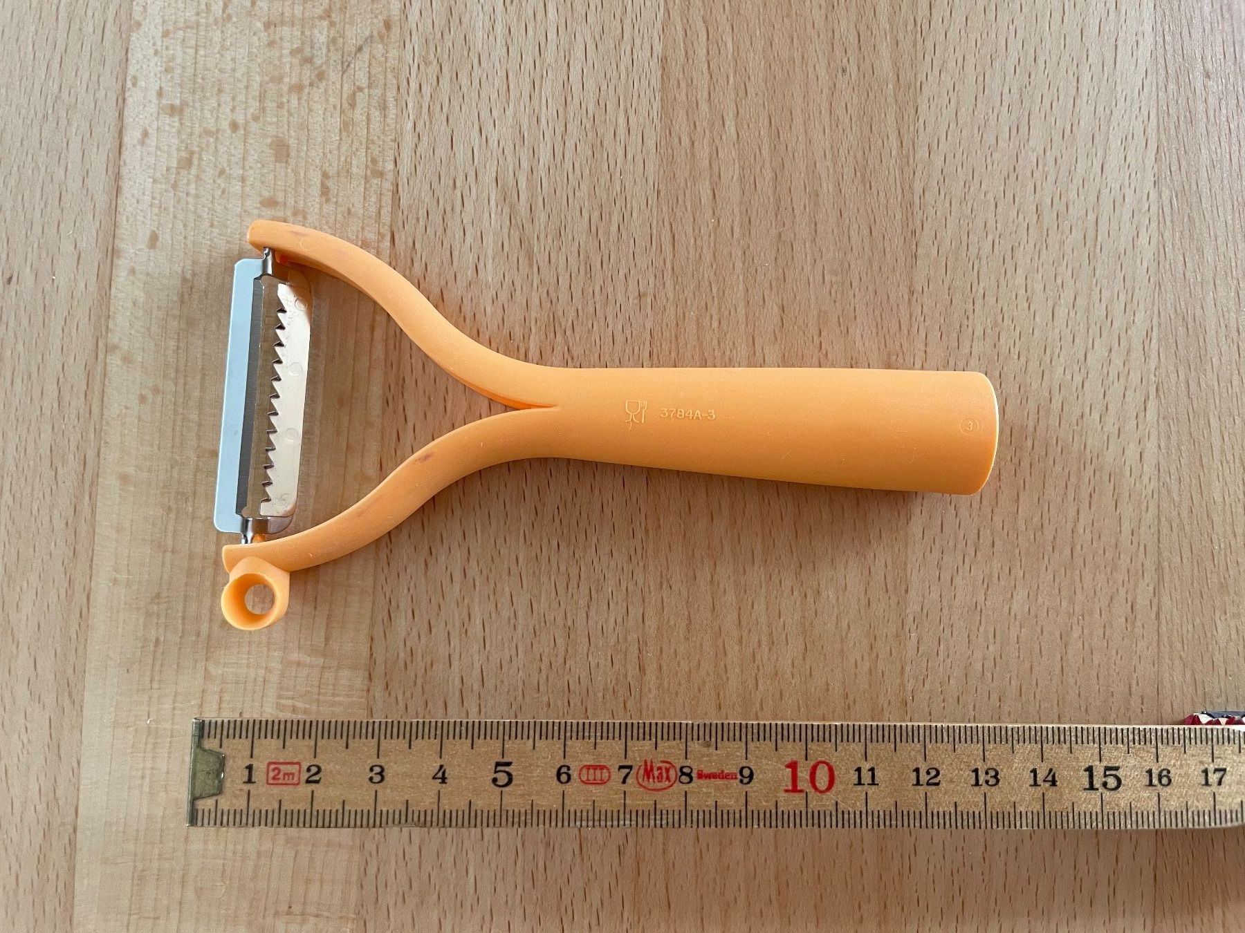 Tupperware Küchengeräte: Tupperware: Julienne-Schäler, orange – Gebraucht aus Cham von 2eye 1