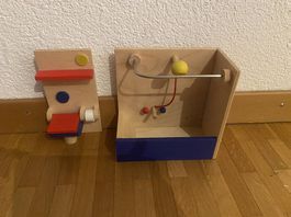 Puppenhaus-Zubehör Holzmöbel Badezimmer