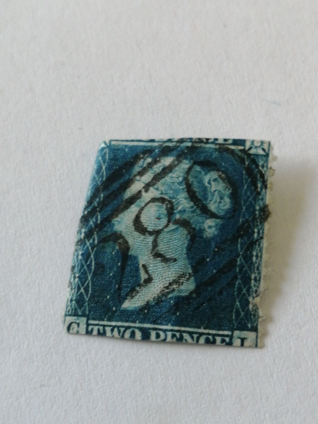 Tous les timbres: Two Pence Blue 1855  – D'occasion à Happerswil par tschergi
