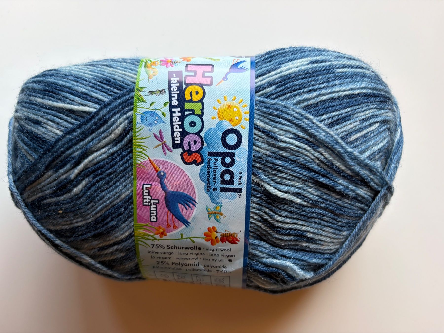 Wolle: 1Knäuel Opal Sockenwolle – Neu und originalverpackt aus Büsserach von bor_s88m