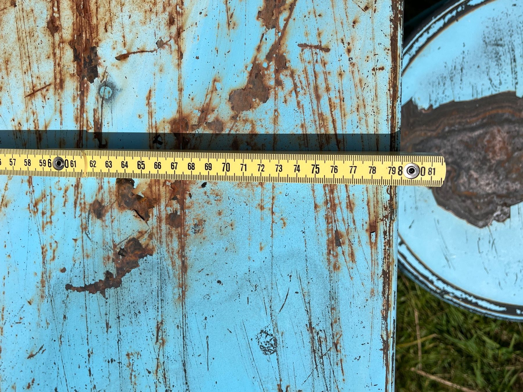 Set di tavolo e panche: Gartentisch mit 4 Stühlen, Metall – Usato da Madetswil venduto da Babalou 3