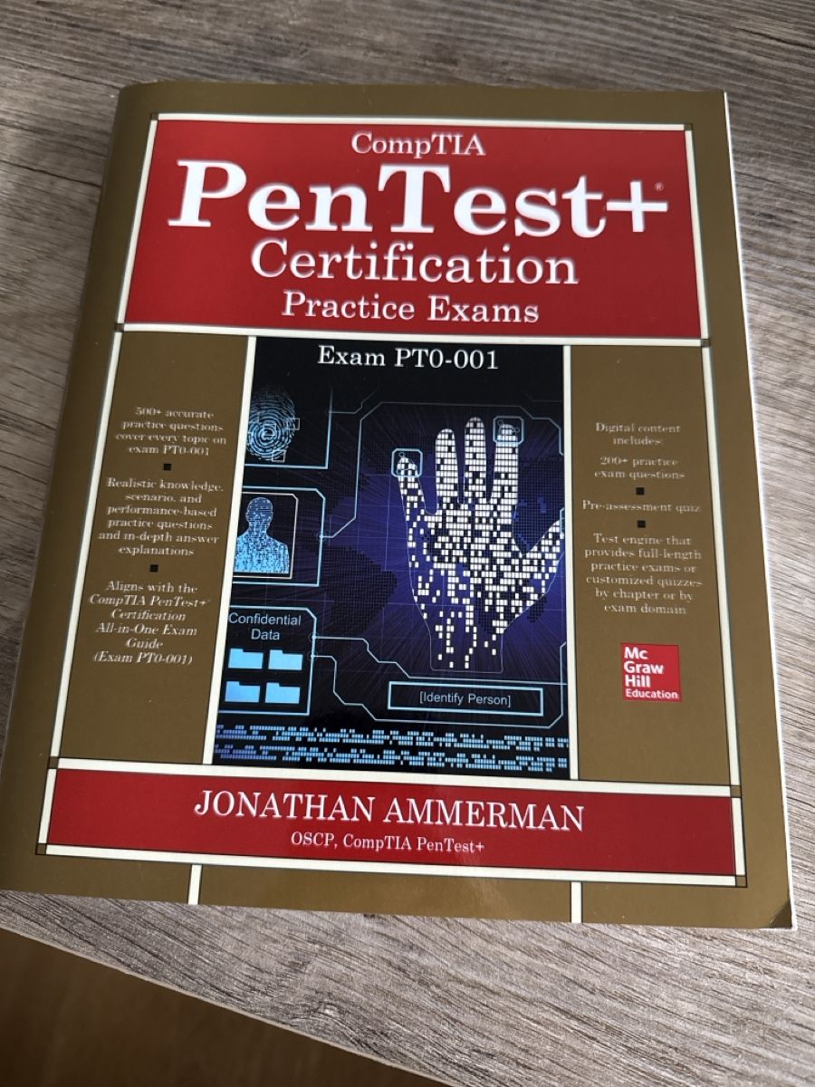 Libri: CompTIA PenTest+, Certification: Practice Exams PT0-001 – Nuovo e nell'imballaggio originale da Root D4 venduto da dm96