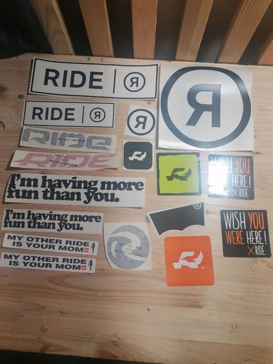 Original Ride Sticker Kollektion (Neu und originalverpackt) in ...