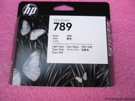 HP DesignJet L25500 Nr. 789 cyan Druckkopf/Printhead, CH613A